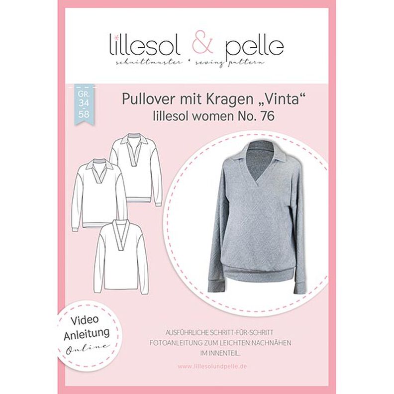 Pull à col Vinta | Lillesol & Pelle No. 76 | 34-58,  image number 1