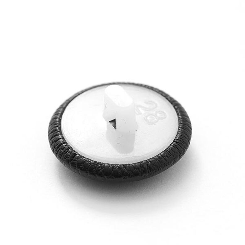Bouton à queue en similicuir – noir,  image number 3