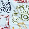 French Terry Sweat d’été Engins de chantier | Poppy Fabrics – bleu bébé/bleu marine,  thumbnail number 2