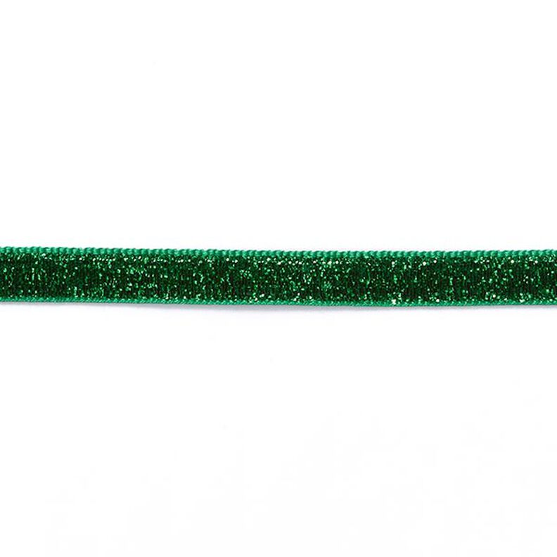 Ruban de velours Métallique [10 mm] – vert sapin,  image number 2