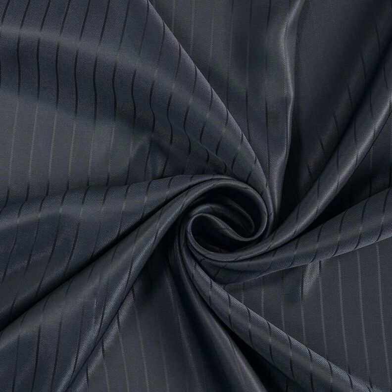 Tissu de doublure Jacquard rayures verticales – anthracite,  image number 3