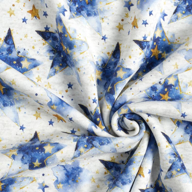 Polaire alpin Étoiles aquarelle – nature/indigo, image number 3