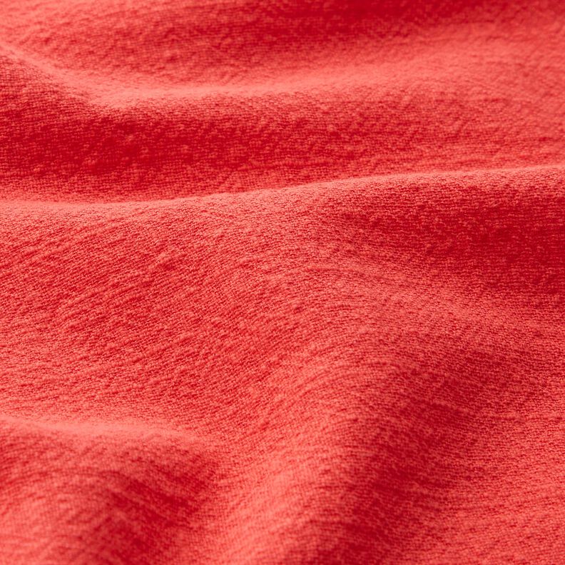 Tissu en coton aspect lin – corail,  image number 2