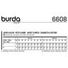 Veste / Robe, Burda 6608,  thumbnail number 5