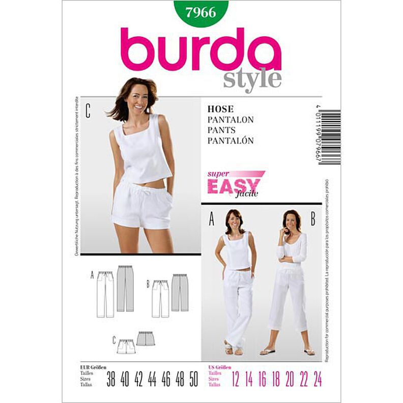 Pantalon, Burda 7966,  image number 1