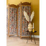 Tissu de décoration Gobelin Motif floral rétro – beige clair/cuivre,  thumbnail number 6