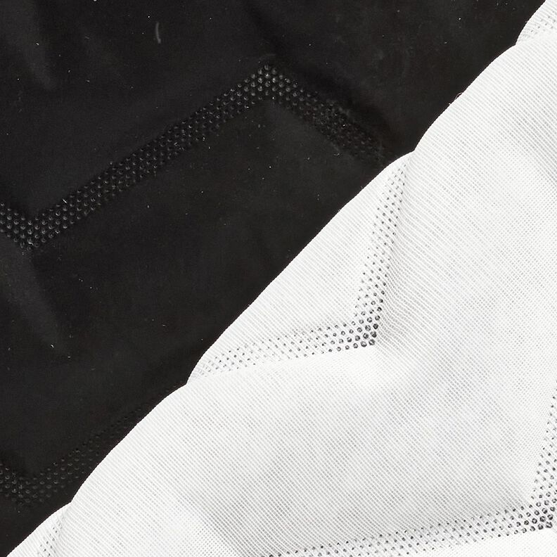 Tissu matelassé Tissu peau de pêche à chevrons | Katia Fabrics – noir,  image number 5