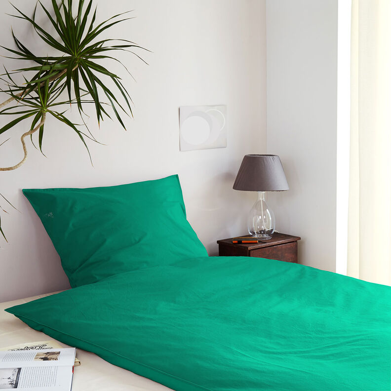 Tissu en coton Cretonne Uni – vert genévrier,  image number 6
