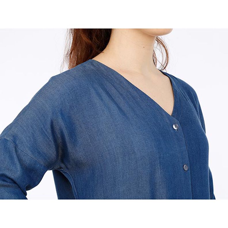 Robe chemisier droite avec patte de boutonnage et poches FRAU EDDA | Patron prêt à découper | XS-XXL,  image number 10