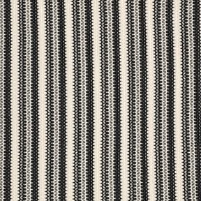 Tissu maille rayures | Poppy Fabrics – noir/écru, 