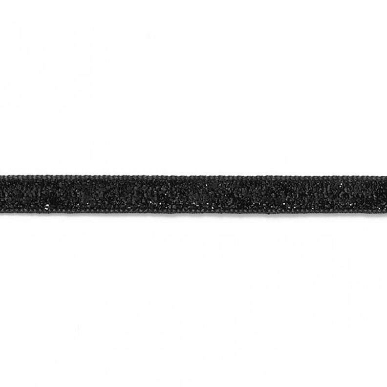 Ruban de velours Métallique [10 mm] – noir,  image number 2