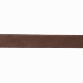 Ruban de satin [15 mm] – marron foncé, 