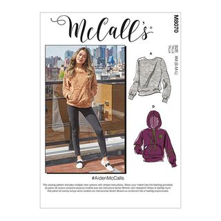 Shirt à capuche, McCall´s 8070 | XL-XXL, 