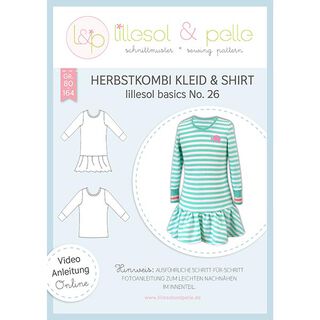 Combinaison d’automne robe & haut Lillesol & Pelle No. 26 | 80 - 164, 