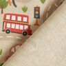 Tissu de décoration Semi-panama Route de jeu  – nature/olive clair,  thumbnail number 4