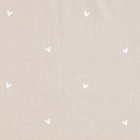 Popeline coton jolis tendres – gris brume, 