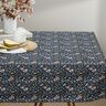 Tissu en coton Cretonne Fleurs – bleu nuit,  thumbnail number 6