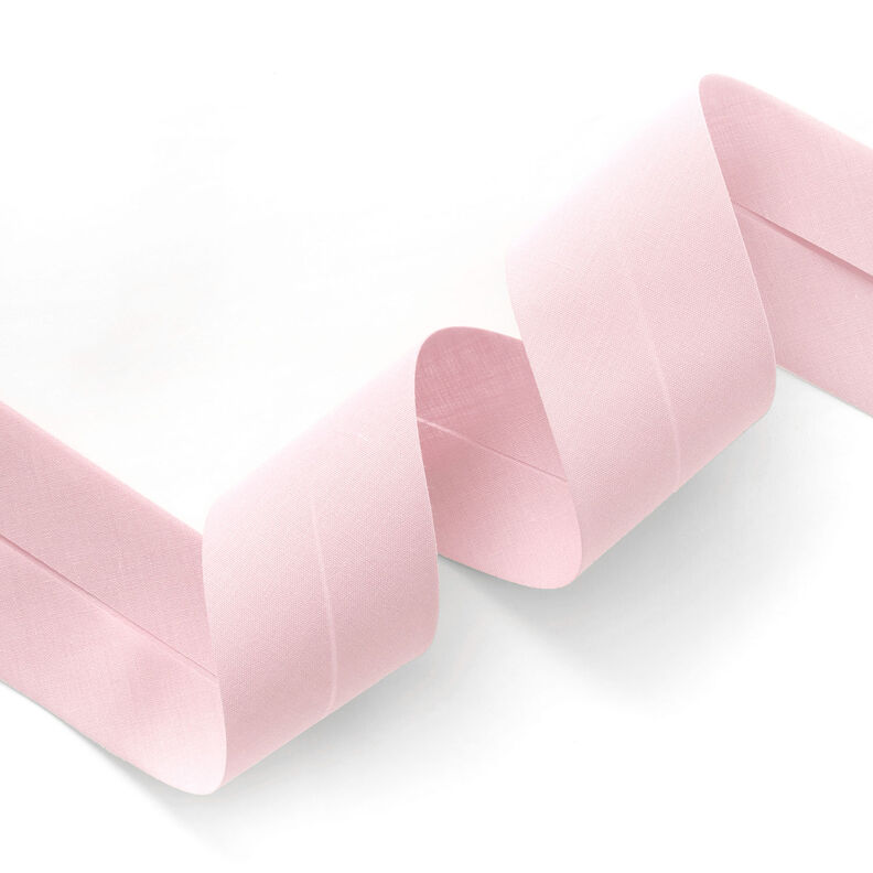 Biais Polycotton [50 mm] – rose clair,  image number 1