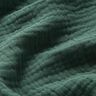 GOTS Tissu triple gaze de coton – vert foncé,  thumbnail number 3