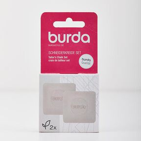 Jeu de craies de tailleur – blanc | Burda, 