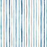 Tissu de décoration semi-panama rayures – blanc/bleu,  thumbnail number 1
