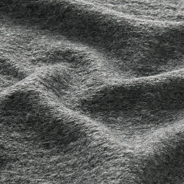 Maille pour manteau en laine mélangée chinée – granit,  image number 2