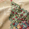 panneau décoratif Gobelin Sapin de Noël – carmin/beige clair,  thumbnail number 2