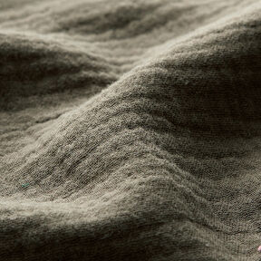 Tissu double gaze de coton – gris schiste, 