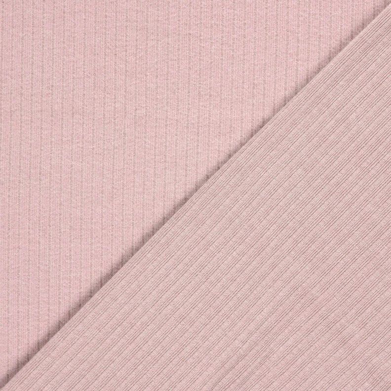 Tricot côtelé uni ultra doux – vieux rose clair,  image number 4