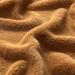 Fausse fourrure unie – brun faon, 