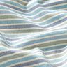 Tissu de décoration Semi-panama Rayures multicolores recyclé – turquoise clair,  thumbnail number 2