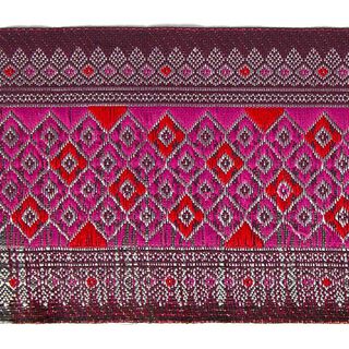 Galon Jacquard Ikat – rose vif, 