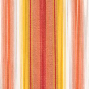 Toile pour store banne Rayures mélangées – terre cuite/moutarde, 