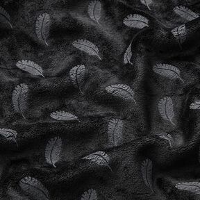 Velours Nicky Plumes – noir, 