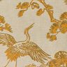 Tissu décoratif Toile Grue chinoise – beige/jaune curry,  thumbnail number 6