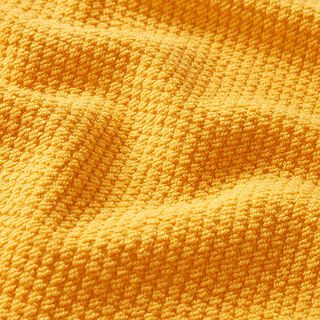 Tissu éponge Structure – jaune curry, 
