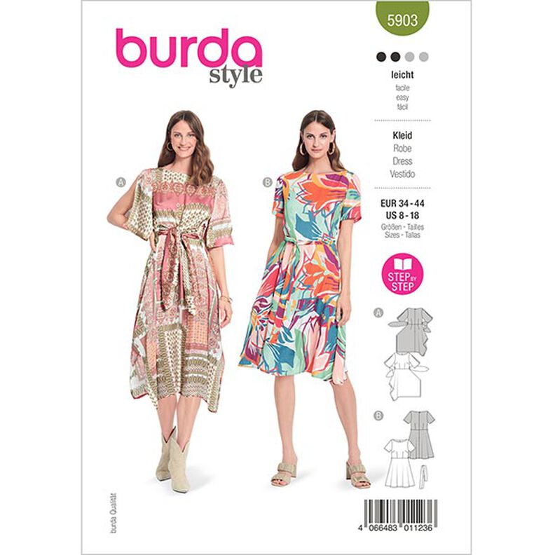 Robe  | Burda 5093 | 34-44,  image number 1