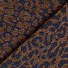 Tissu pour pantalon aspect denim à imprimé léopard – marron moyen/bleu nuit,  thumbnail number 4