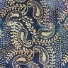 Batiste de coton fin Batik Paisley – bleu océan/sable,  thumbnail number 1