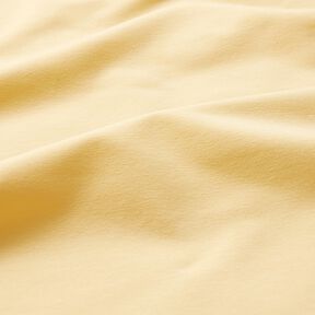 Jersey coton Medium uni – jaune vanille, 