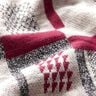 Tissu tricoté à motif pailleté graphique – baies/blanc,  thumbnail number 3