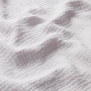 GOTS Tissu double gaze de coton | Tula – gris clair, 
