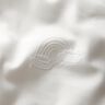 Satin de coton Broderie arcs-en-ciel – blanc,  thumbnail number 2
