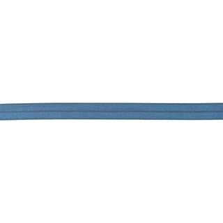 Bande à border élastique  brillant [15 mm] – bleu jean, 