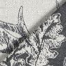panneau décoratif Gobelin Cerf et edelweiss – gris,  thumbnail number 4