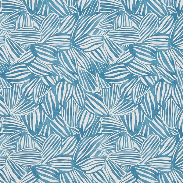 Tissu d’extérieur Canvas Feuilles abstraites – bleu, image number 1