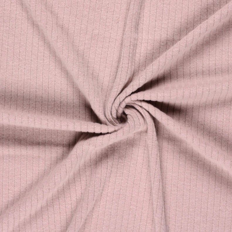 Tricot côtelé uni ultra doux – vieux rose clair,  image number 3