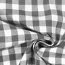 Tissu en coton Vichy - 1 cm – gris,  thumbnail number 2