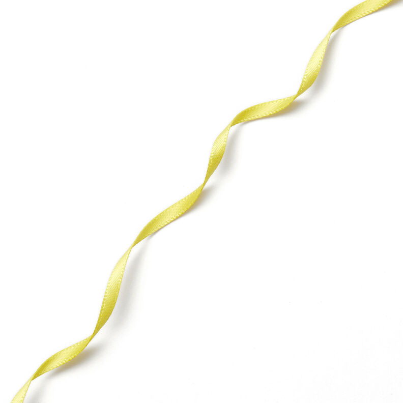 Ruban de satin [3 mm] – jaune citron,  image number 2