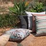 Tissu d’extérieur Canvas große Blätter – nature/terre cuite,  thumbnail number 10